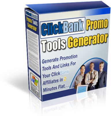 Product picture ClickBank Promo Tools Generator
