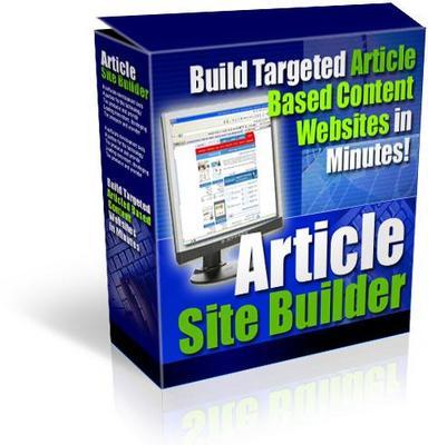 Product picture Article Site Builder With MRR 