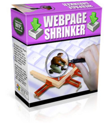 Product picture Webpage Shrinker With Resale Rights