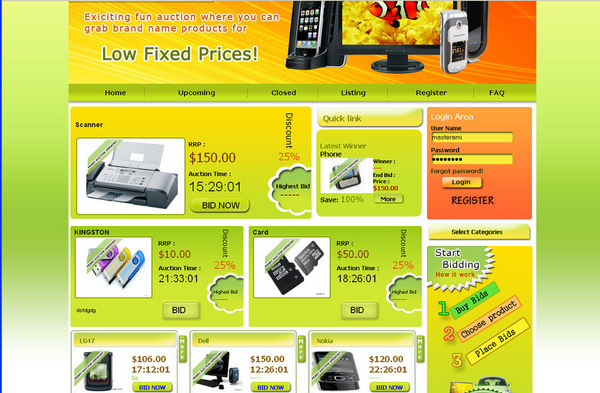 Product picture Swoopo Clone Script