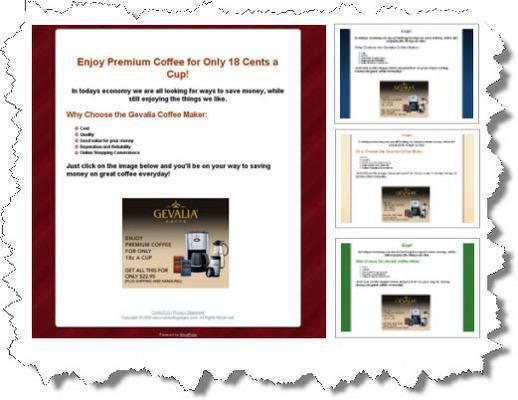 Product picture Easy WP Landing Pages - RR