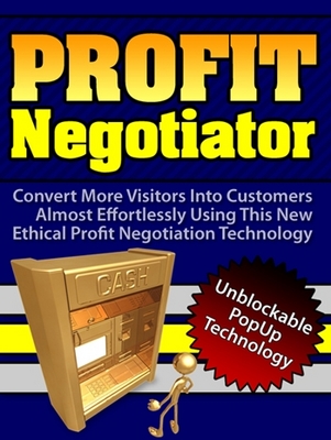Product picture Lead Capture Tool - Exit Pop Up - ProfitNegotiator