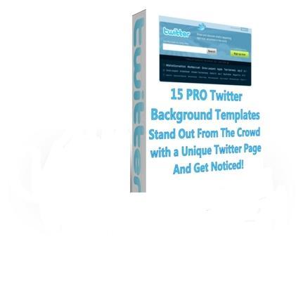 Product picture 15 Professional Twitter Background Templates With Plr