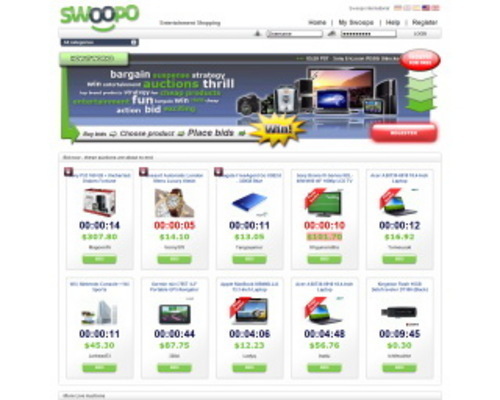 Product picture Swoopo Clone Script With Full Master Resell Rights 